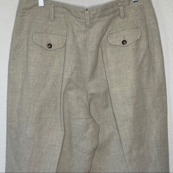 Vintage LizSport Linen Blend Trousers - Picture 5 of 9
